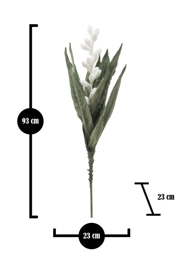 Mauro Ferretti Aloe Flower Bianco Ø 23 x 93 cm