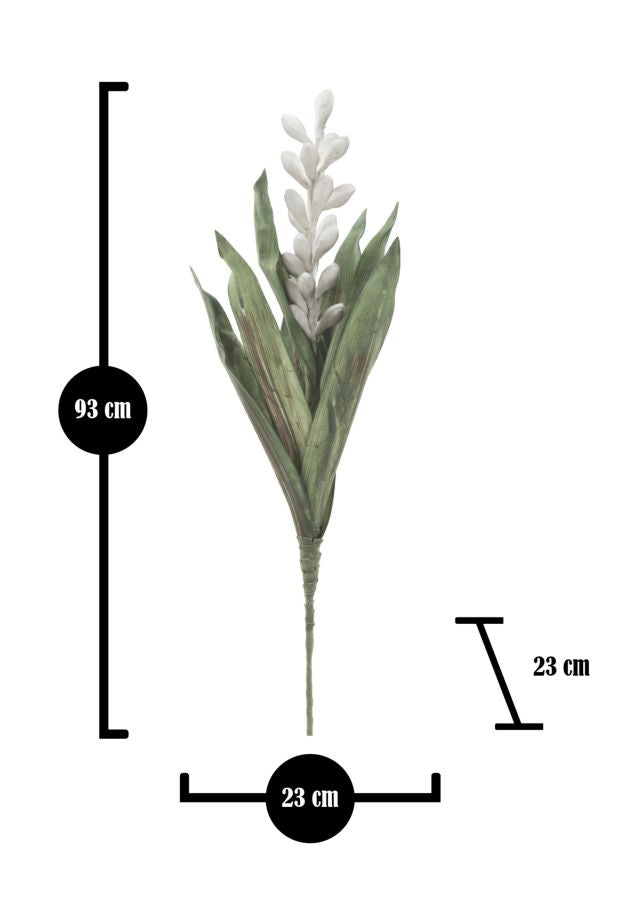 Mauro Ferretti Aloe Flower Grigio Ø 23 x 93 cm