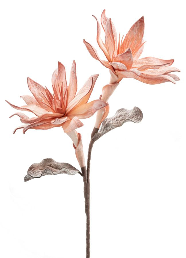 Mauro Ferretti Glsang Flower x2 Arancione Ø 28 x 88 cm