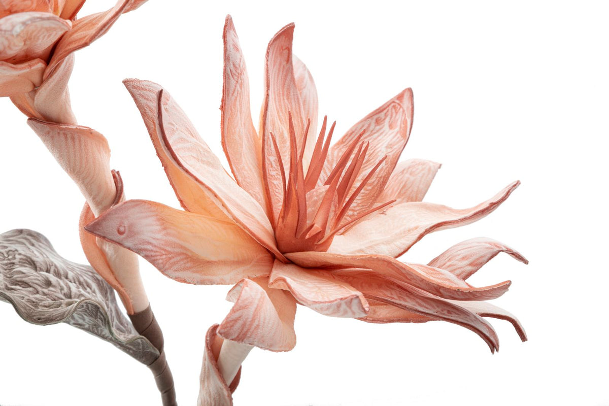 Mauro Ferretti Glsang Flower x2 Arancione Ø 28 x 88 cm