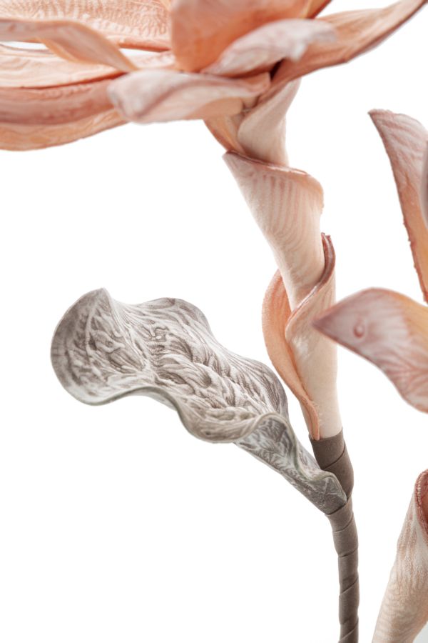 Mauro Ferretti Glsang Flower x2 Arancione Ø 28 x 88 cm