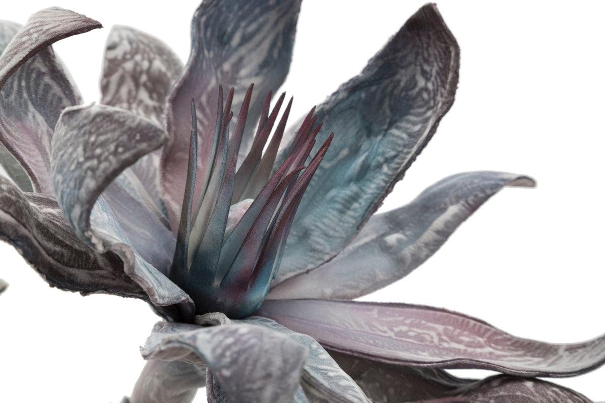 Mauro Ferretti Glsang Flower x2 Blu Ø 28 x 88 cm