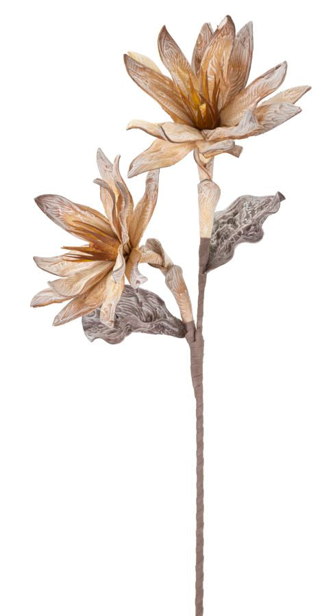 Mauro Ferretti Glsang Flower x2 Giallo Ø 28 x 88 cm