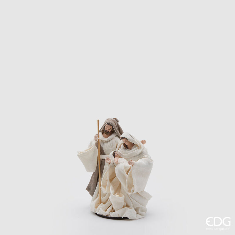 Natività Lord con base in tessuto 17 cm EDG - Avorio