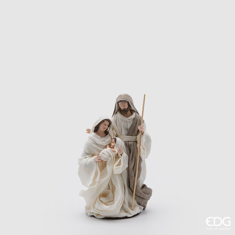 Natività Lord con base in tessuto 22 cm EDG - Avorio