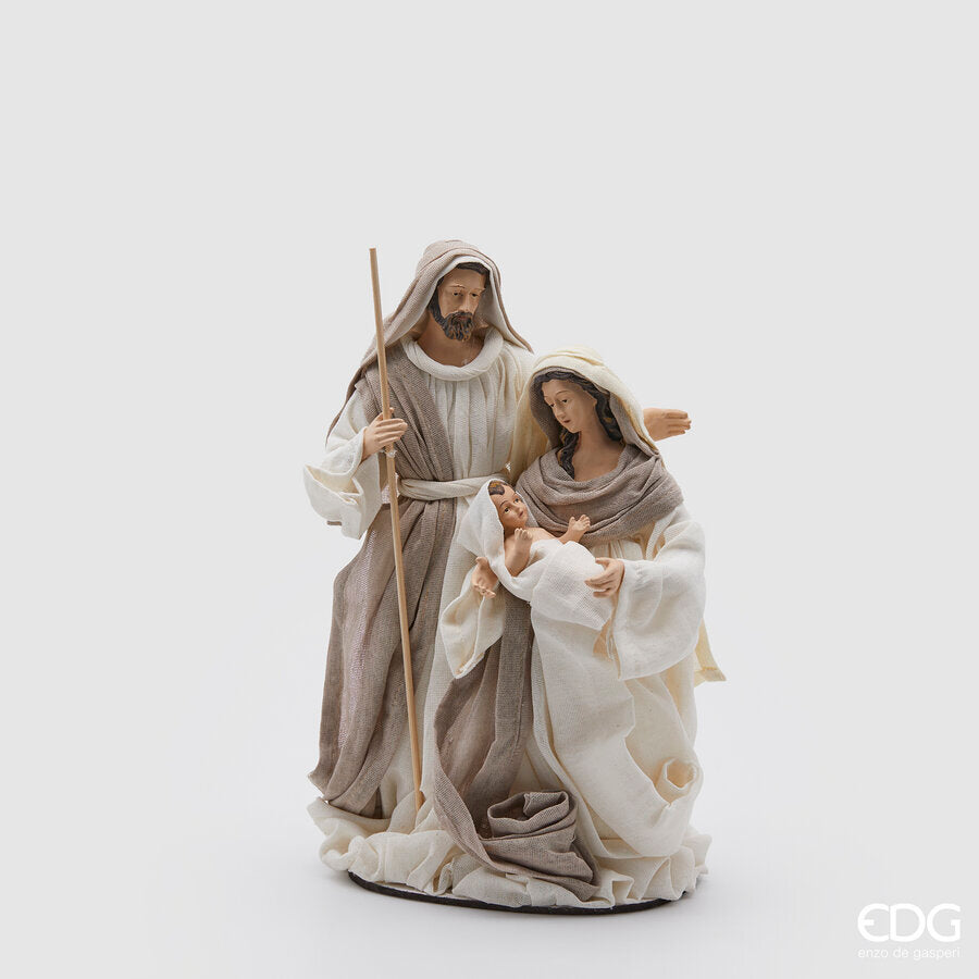Natività Lord con base in tessuto 28 cm EDG - Avorio
