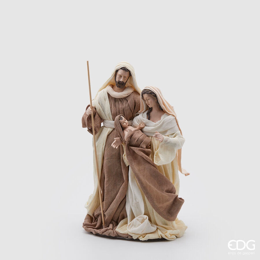 Natività Lord con base in tessuto 28 cm EDG - Nocciola