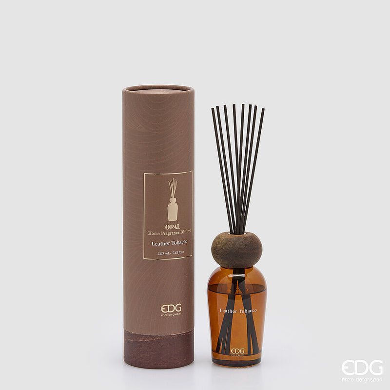 Profumatore ambiente Opal 220 ml EDG - Leather Tobacco