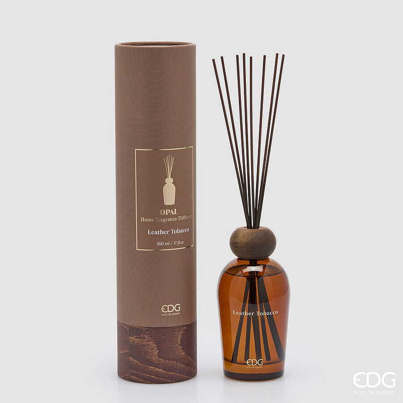 Profumatore ambiente Opal 500 ml EDG - Leather Tobacco